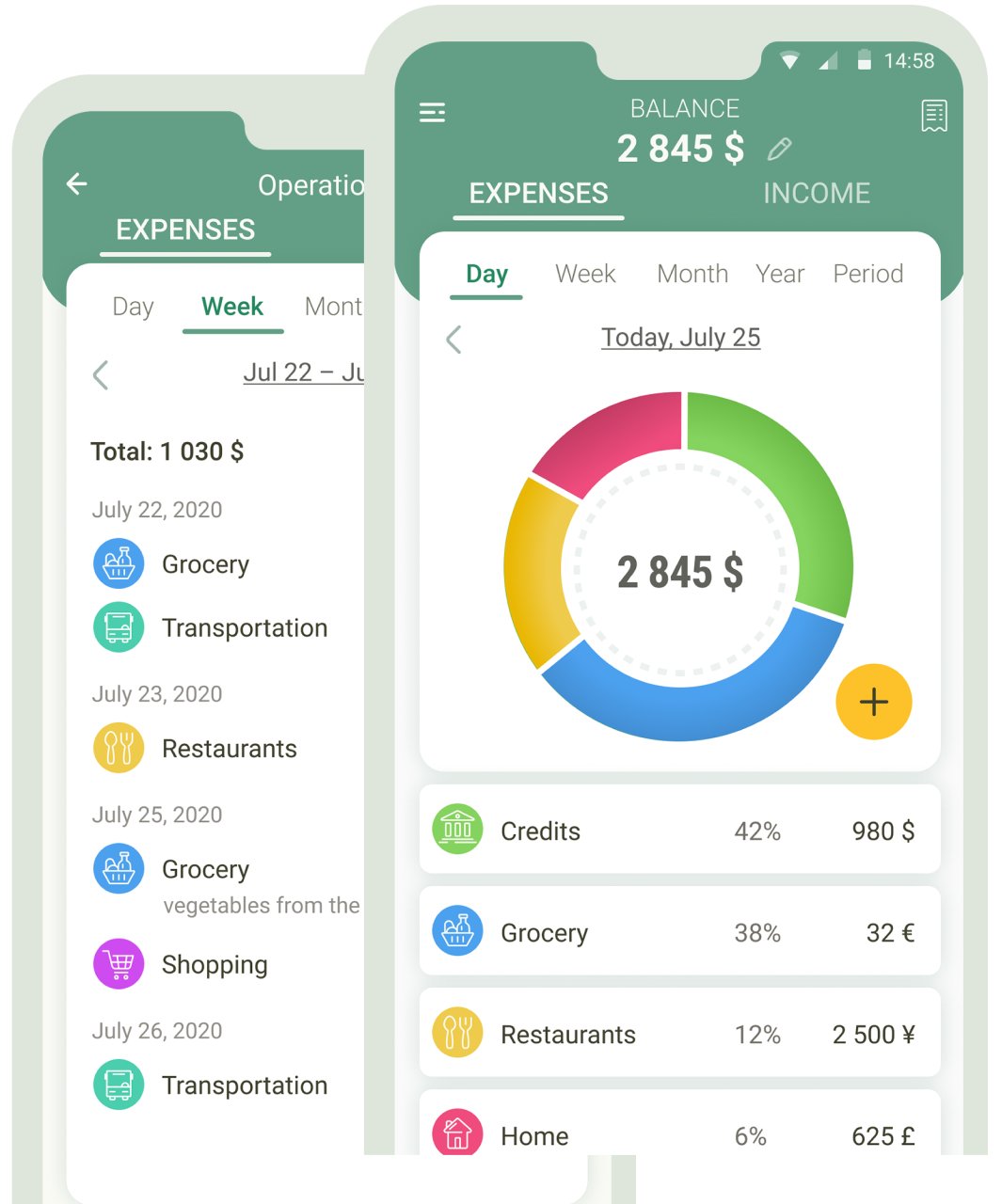 MyFinance app screen